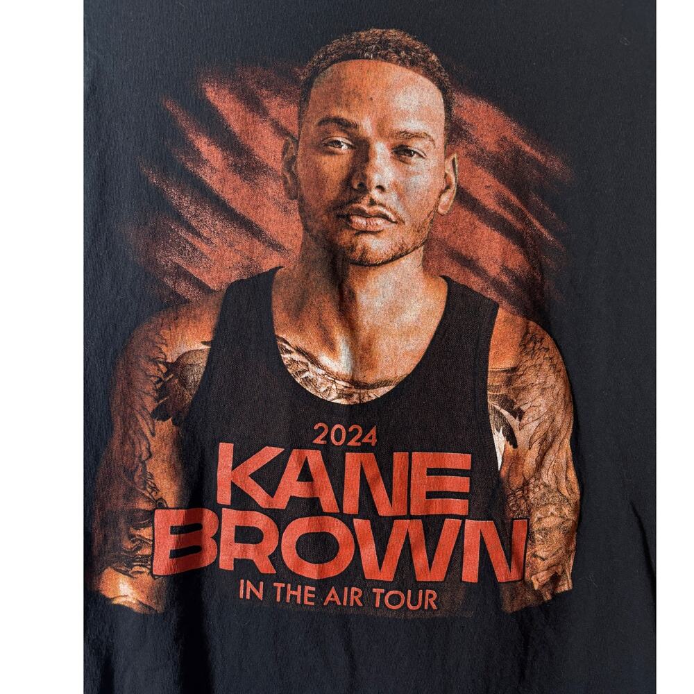 Kane Brown Size Small In The Air Tour 2024 Concert Merch Band Graphic T-Shirt